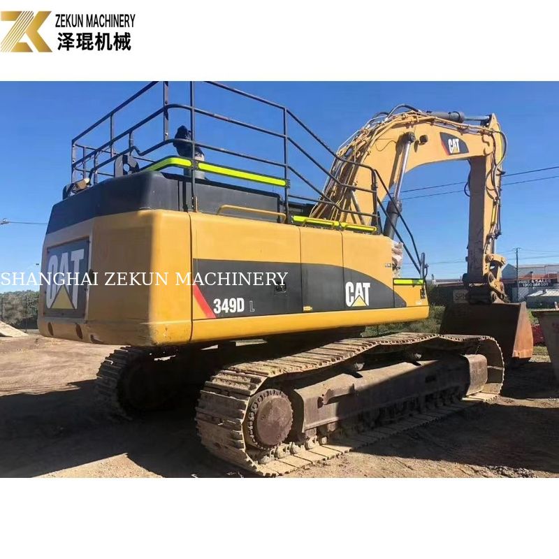 Использованный экскаватор CAT 349E 49 тонн с оригинальной краской для продажи