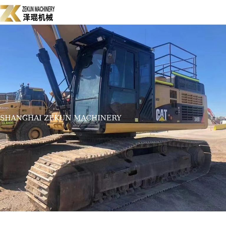 Использованный экскаватор CAT 349E 49 тонн с оригинальной краской для продажи