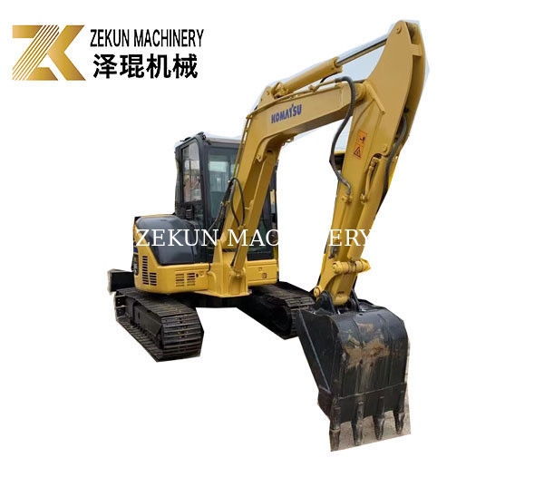 Эксплуатационный экскаватор Komatsu PC55MR-2 мощностью 28,5 кВт и емкостью 0.2 м3