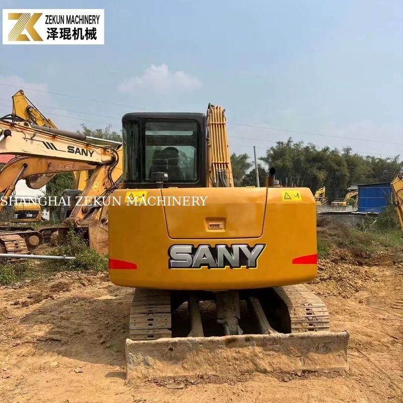 Год 2022 Использованный 7.5Т Sany 75C экскаватор SY75C-8 SY75C PRO вторые руки копальщики