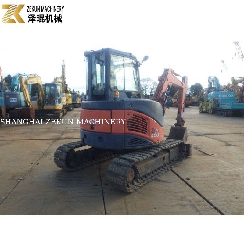 Использованный экскаватор Hitachi zx40u 4 тонны рабочая масса 2001-4000 рабочих часов