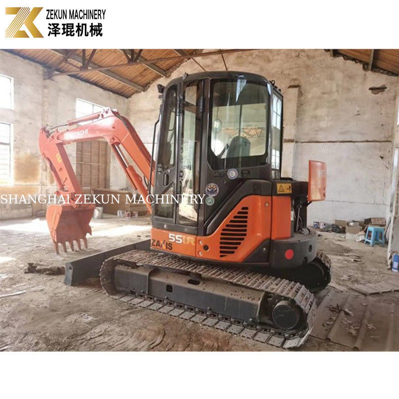 33.1квт мощности Hitachi ZX55 экскаватор 5,5 тонны мини-баггер с 2001-4000 рабочих часов