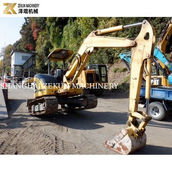 Использованная Япония Komatsu PC55MR PC55MR-2 экскаватор 5,5 тонны для строительства и сельскохозяйственного копания