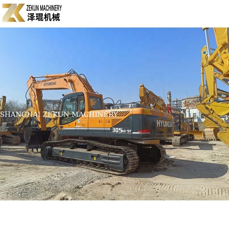 30-тонный эксплуатируемый экскаватор Hyundai 305 305LC 305LC-9T из Кореи 1.4 м3 ведро