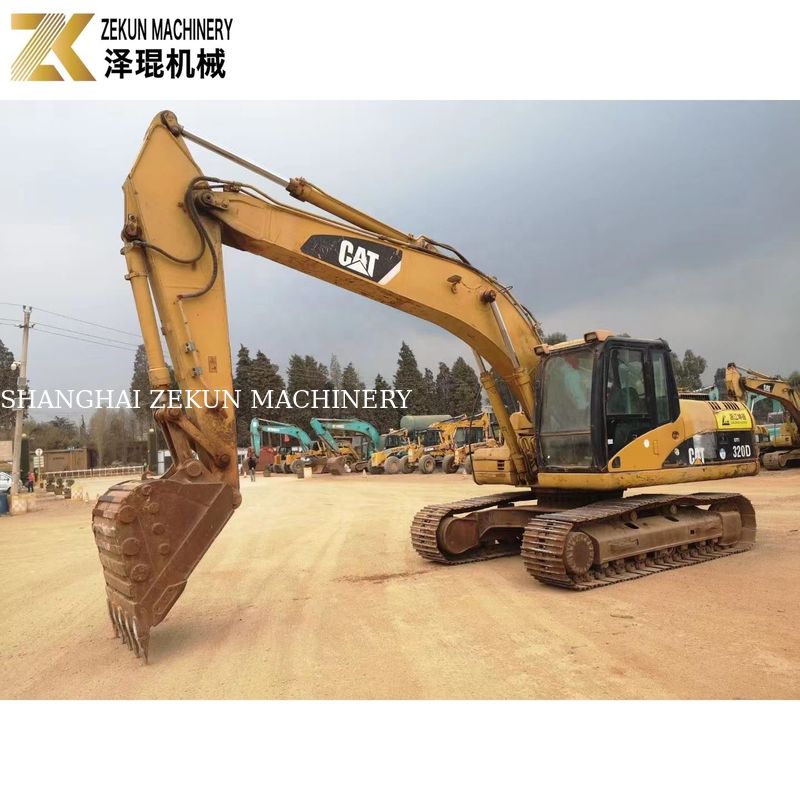 Электрический инжектор 20 тонн использованный экскаватор CAT 320D для строительных машин в лучшем случае