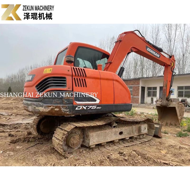 5 тонны экскаватор Doosan 55 DH55 Использованный экскаватор Doosan 0,175M3 ведро