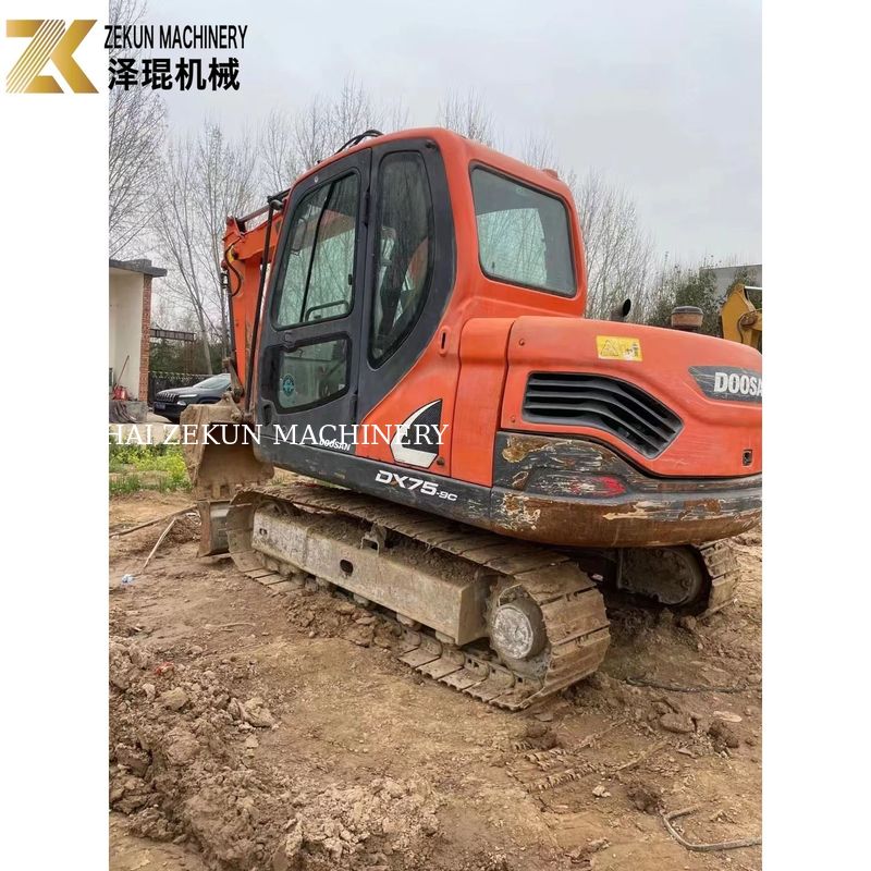 5 тонны экскаватор Doosan 55 DH55 Использованный экскаватор Doosan 0,175M3 ведро