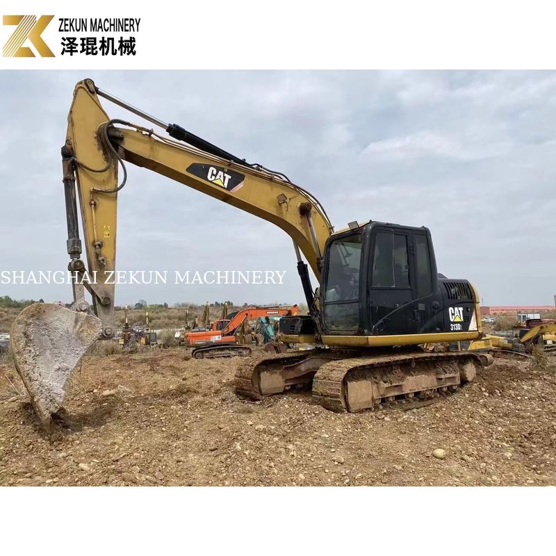 Использованный экскаватор Cat 313 13 тонн дорожное строительное оборудование с емкостью 0.65 м3