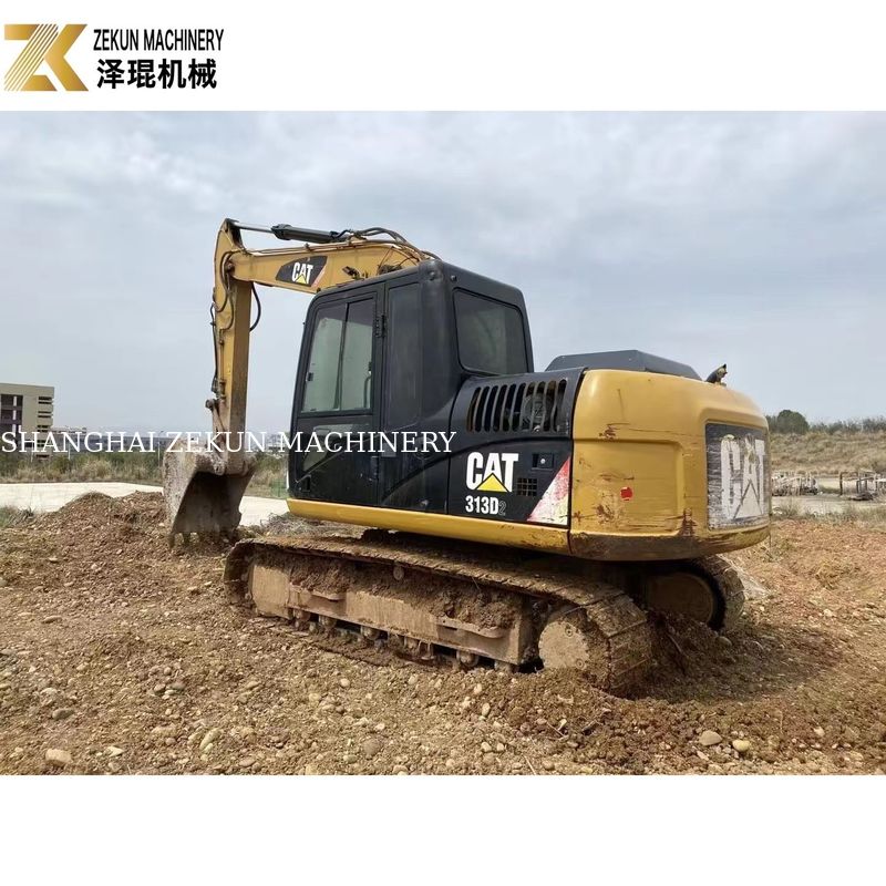 Использованный экскаватор Cat 313 13 тонн дорожное строительное оборудование с емкостью 0.65 м3