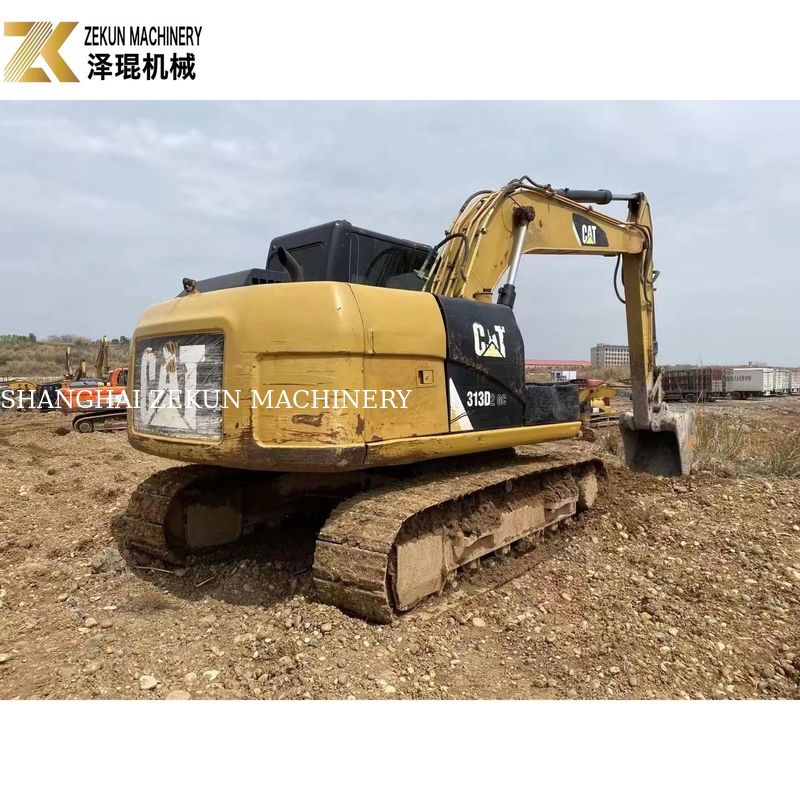 Использованный экскаватор Cat 313 13 тонн дорожное строительное оборудование с емкостью 0.65 м3