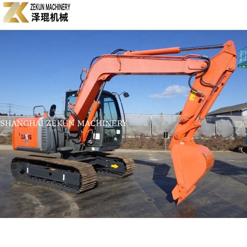 Маленький мини 7тонный экскаватор Hitachi Zaxis 70 Crawler Excavator ZX70 с рабочими часами 2001-4000