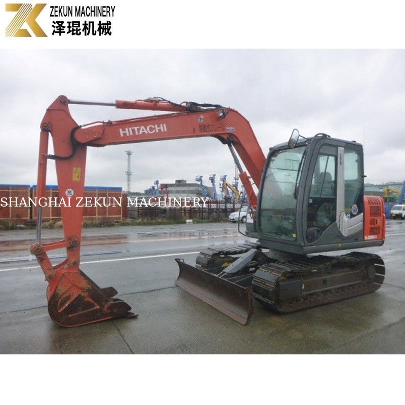 7-тонный экскаватор Hitachi ZX 70 с большим пальцем и мощным двигателем ISUZU для небольших ветров
