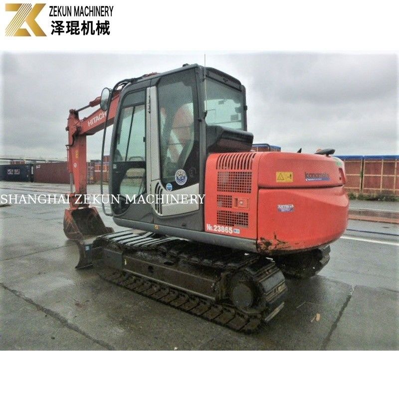 7-тонный экскаватор Hitachi ZX 70 с большим пальцем и мощным двигателем ISUZU для небольших ветров