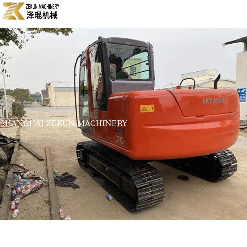Использованный экскаватор Hitachi ZX70 с двигателем ISUZU и оригинальным гидравлическим насосом в Японии