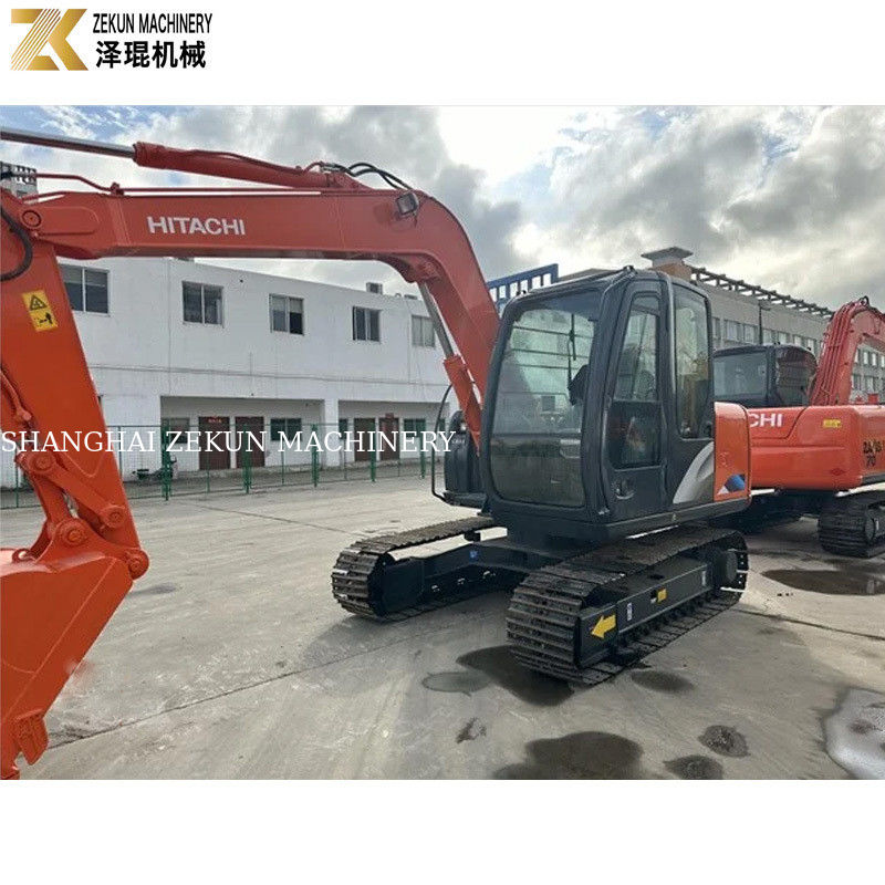 Использованный экскаватор Hitachi ZX70 с двигателем ISUZU и оригинальным гидравлическим насосом в Японии