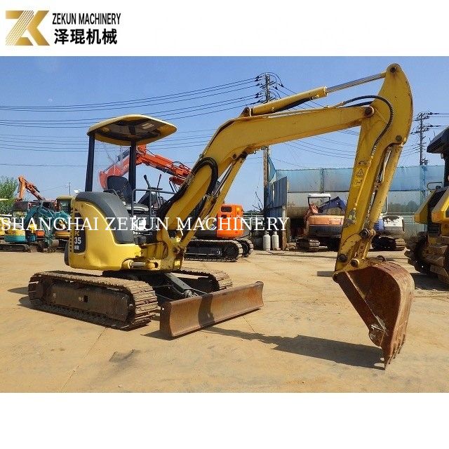 Экскаватор мини-размера Komatsu PC35 3 тонны рабочая масса 3700 кг масса машины