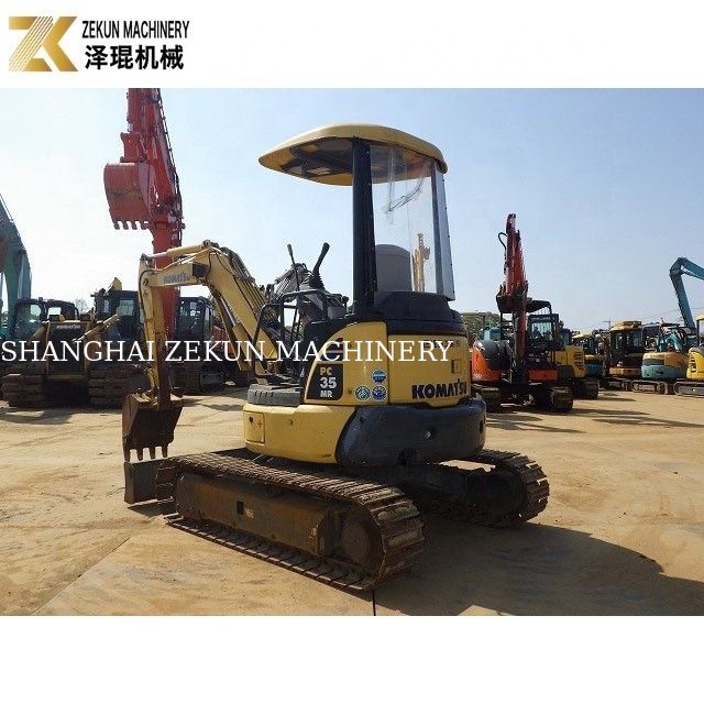 Экскаватор мини-размера Komatsu PC35 3 тонны рабочая масса 3700 кг масса машины