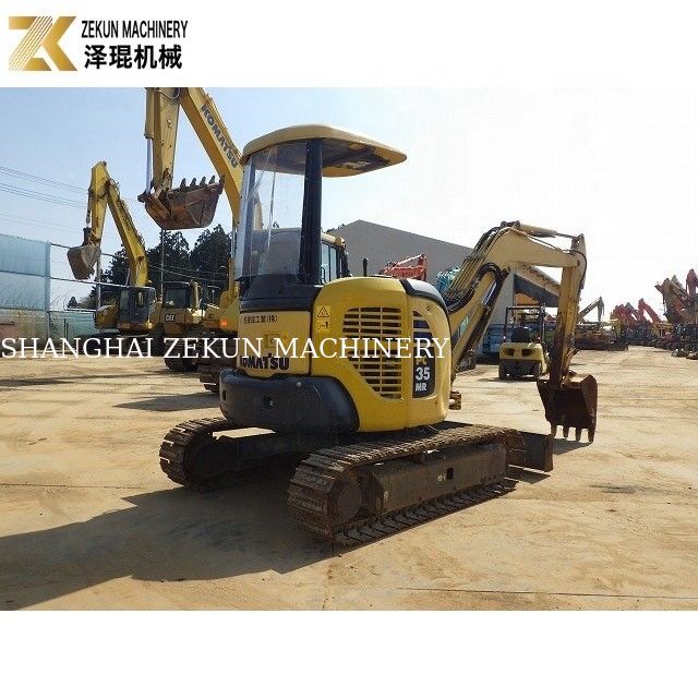 Экскаватор мини-размера Komatsu PC35 3 тонны рабочая масса 3700 кг масса машины