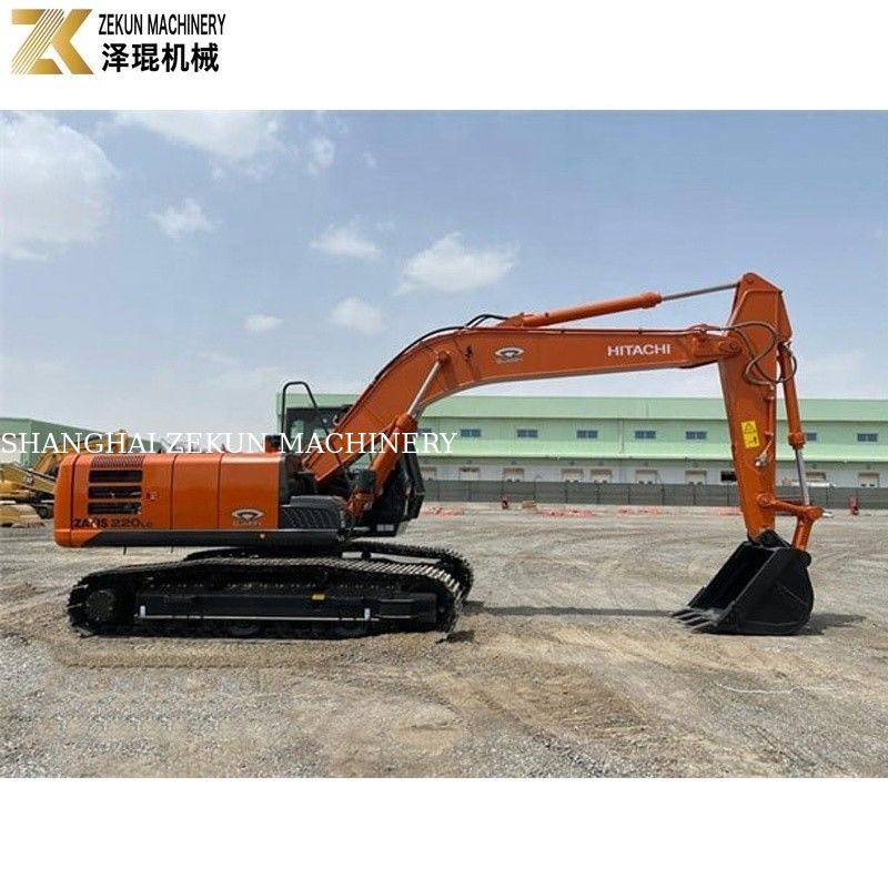 Средний экскаватор используется 22 тонны Hitachi 220 экскаватор ZX220LC