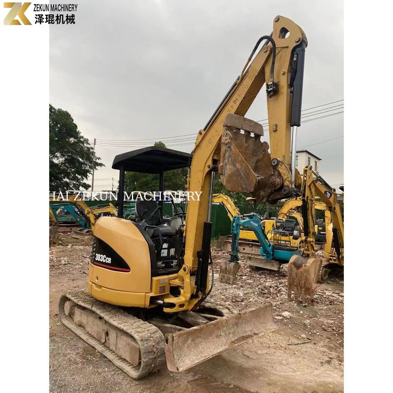 0.03М3 вместимость ведра CAT303 CCR 303E Использованный мини экскаватор для ваших требований
