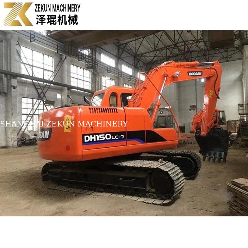 Оригинальный экскаватор 15Тн Использованный экскаватор Doosan DH150 с Джеком Молот DH150-7 2017