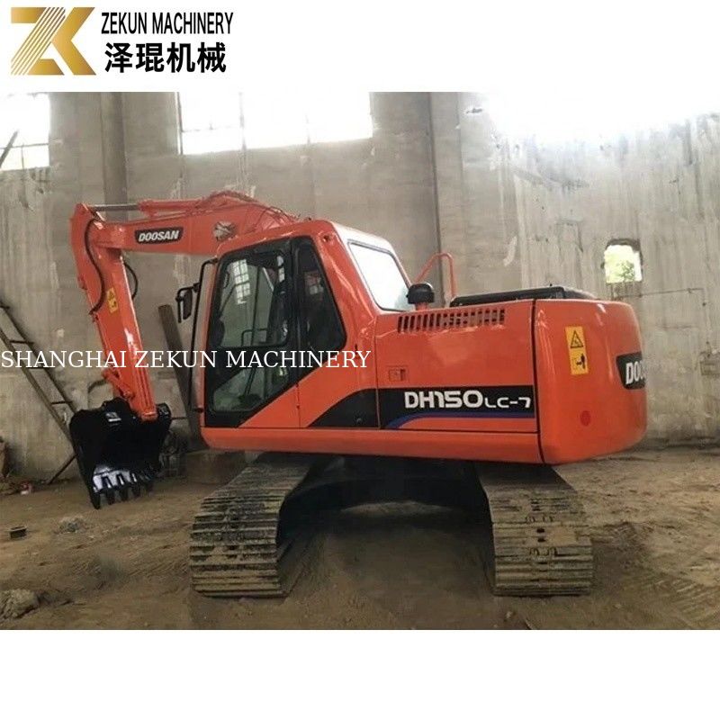 Оригинальный экскаватор 15Тн Использованный экскаватор Doosan DH150 с Джеком Молот DH150-7 2017