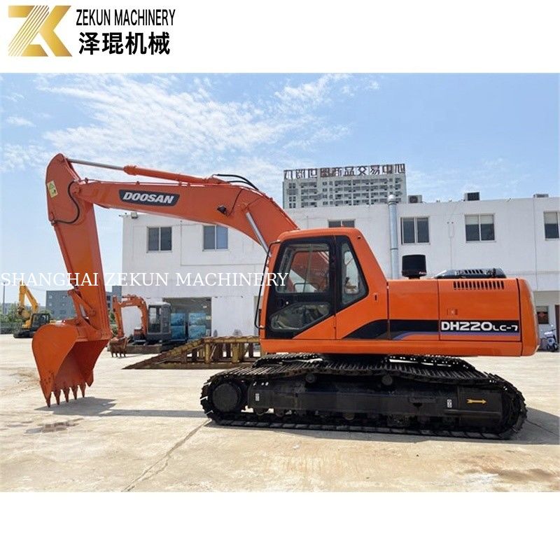 Использованный земляник 22 тонны Доусан 220 экскаватор DH220LC-7 двигатель 21400 К