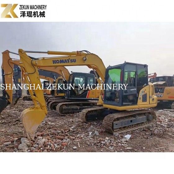 0.35м3 Бычок Использованный экскаватор Komatsu PC 70 8 7T Использованный мини экскаватор Komatsu