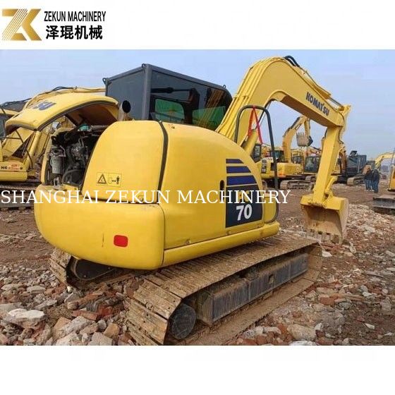 0.35м3 Бычок Использованный экскаватор Komatsu PC 70 8 7T Использованный мини экскаватор Komatsu