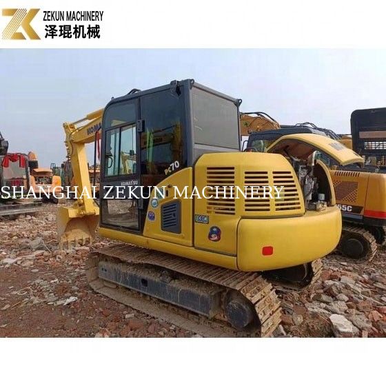 0.35м3 Бычок Использованный экскаватор Komatsu PC 70 8 7T Использованный мини экскаватор Komatsu