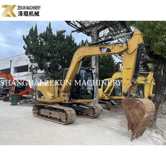 41.5KW Использованный экскаватор Cat 307 7 тонн Использованный экскаватор Crawler