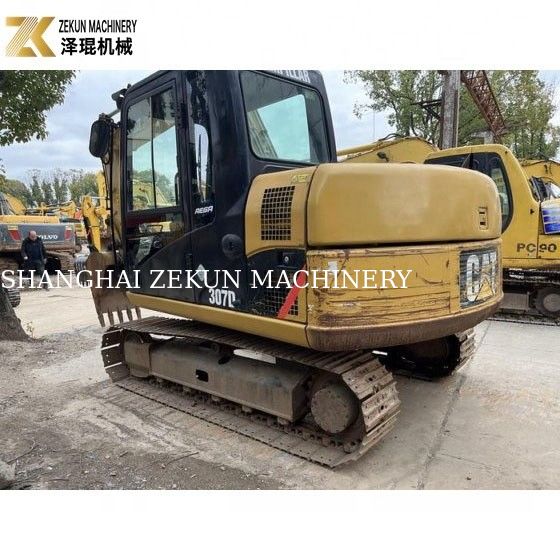 41.5KW Использованный экскаватор Cat 307 7 тонн Использованный экскаватор Crawler