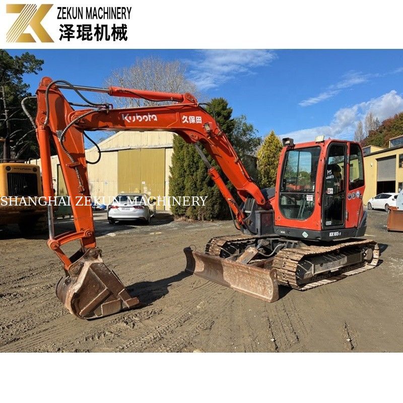 KX185 KX185-3 8 тонн мини-экскаватор Кубота 185 Подержанная экскаваторная машина