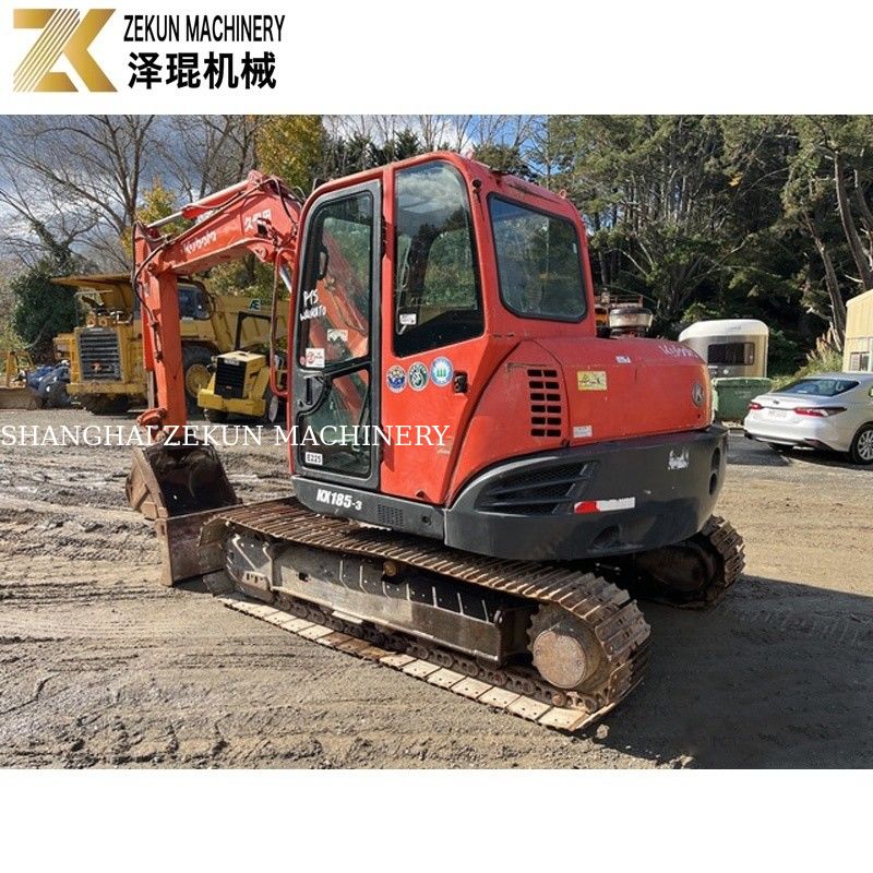 KX185 KX185-3 8 тонн мини-экскаватор Кубота 185 Подержанная экскаваторная машина