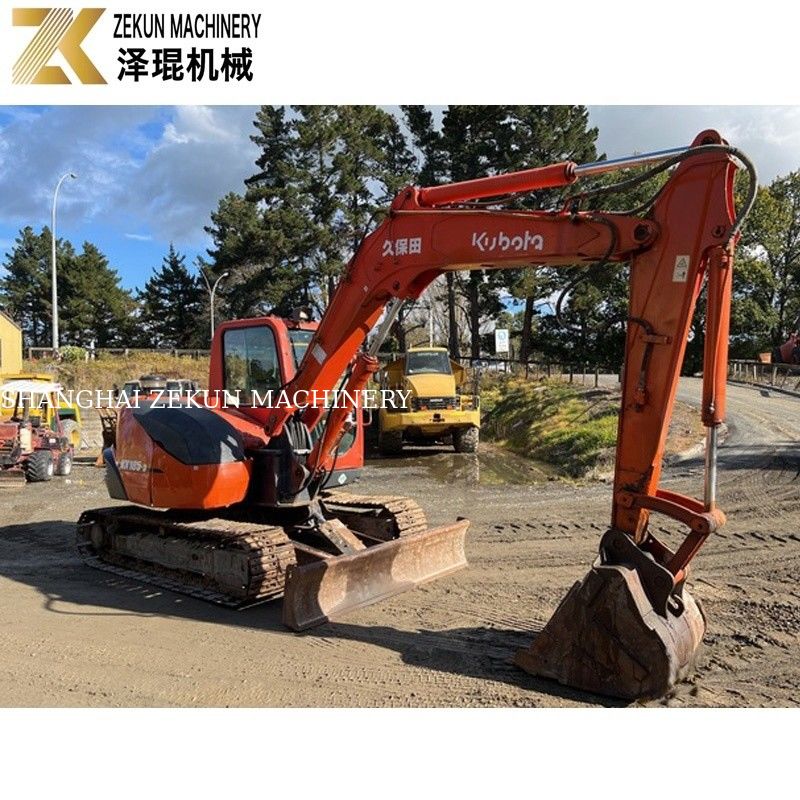 KX185 KX185-3 8 тонн мини-экскаватор Кубота 185 Подержанная экскаваторная машина