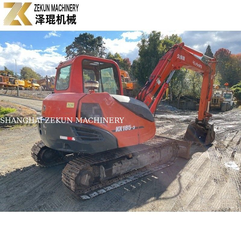 KX185 KX185-3 8 тонн мини-экскаватор Кубота 185 Подержанная экскаваторная машина