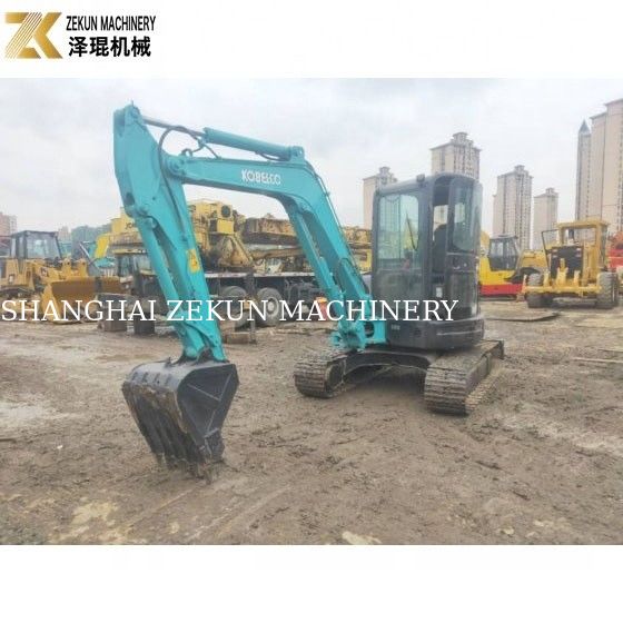 SK55 SK-55 Использованный экскаватор Kobelco 5.5T с оригинальным двигателем