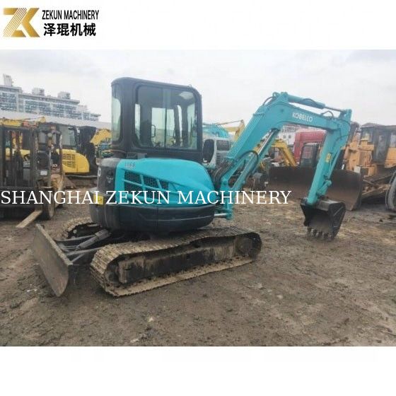 SK55 SK-55 Использованный экскаватор Kobelco 5.5T с оригинальным двигателем