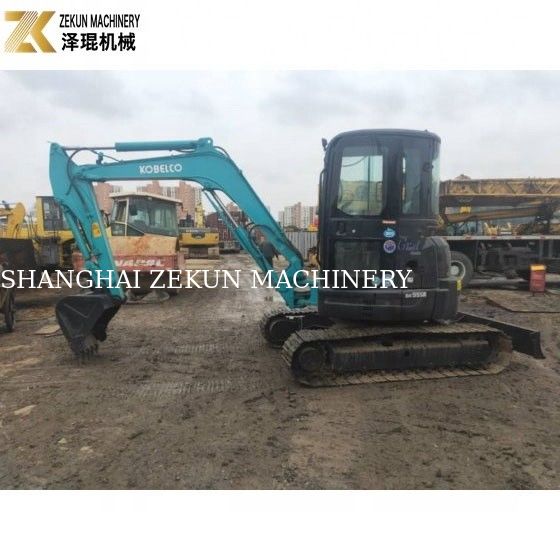 SK55 SK-55 Использованный экскаватор Kobelco 5.5T с оригинальным двигателем