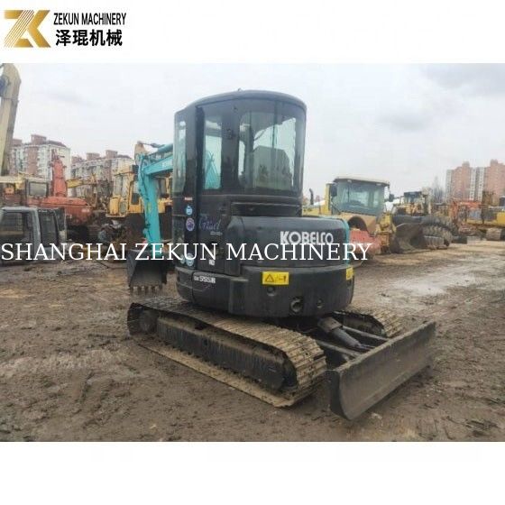 SK55 SK-55 Использованный экскаватор Kobelco 5.5T с оригинальным двигателем