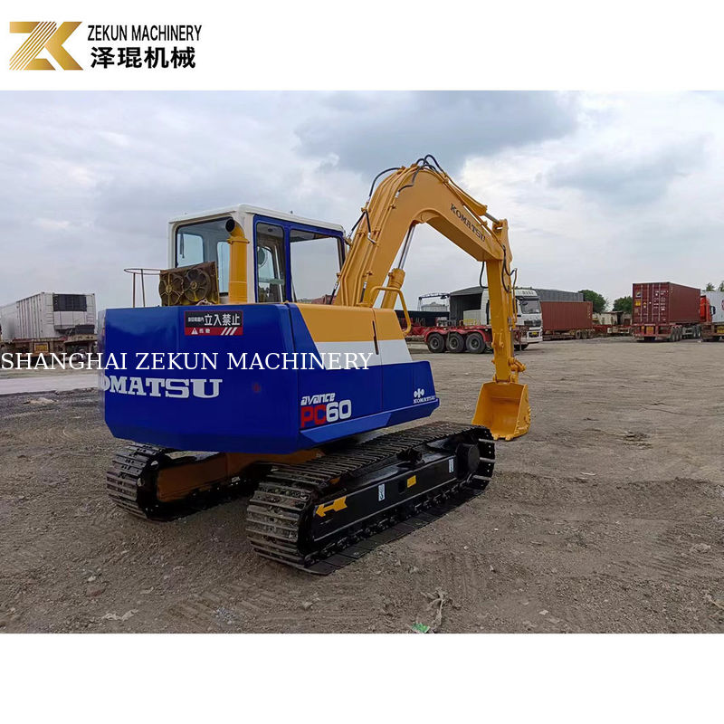 Япония Komatsu PC60-6 экскаватор с низкой рабочей массой 6 тонн и в хорошем состоянии