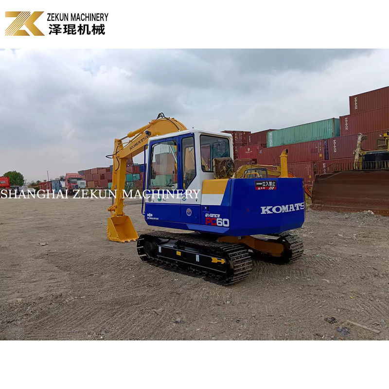 Япония Komatsu PC60-6 экскаватор с низкой рабочей массой 6 тонн и в хорошем состоянии