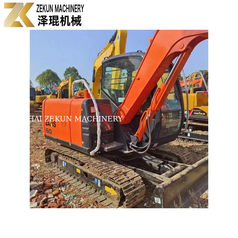 HITACHI ZX 60 6 тонны мини подержанный гидравлический экскаватор с вместимостью 0.22 м3