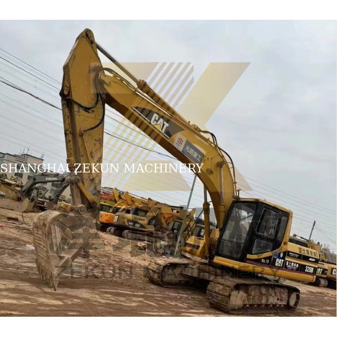 Cat 320 Использованный экскаватор для полётов оригинальные детали и цепь рельсов Год 2015