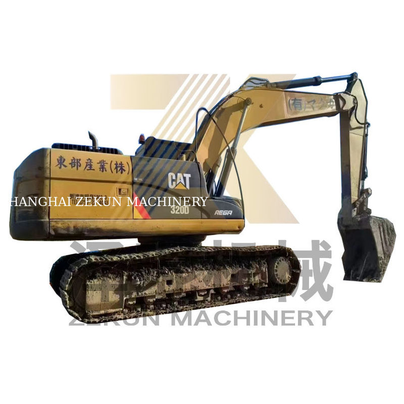 Хороший 20-тонный использованный CAT 320D 320DL Плавучий экскаватор 1.35м3 ведро