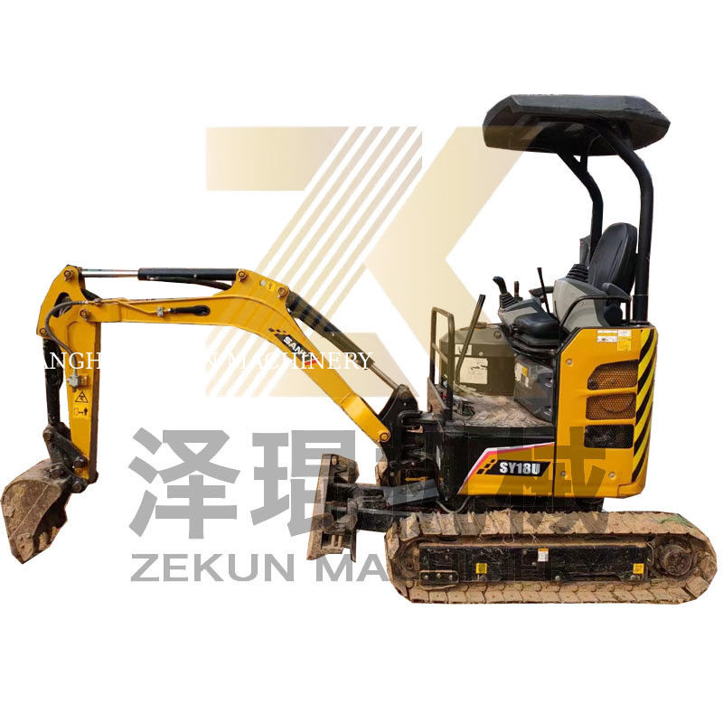 SANY SY18U 1,8 тонны мини-экскаватор с мощностью 14,6 кВт и емкостью 0.04 м3