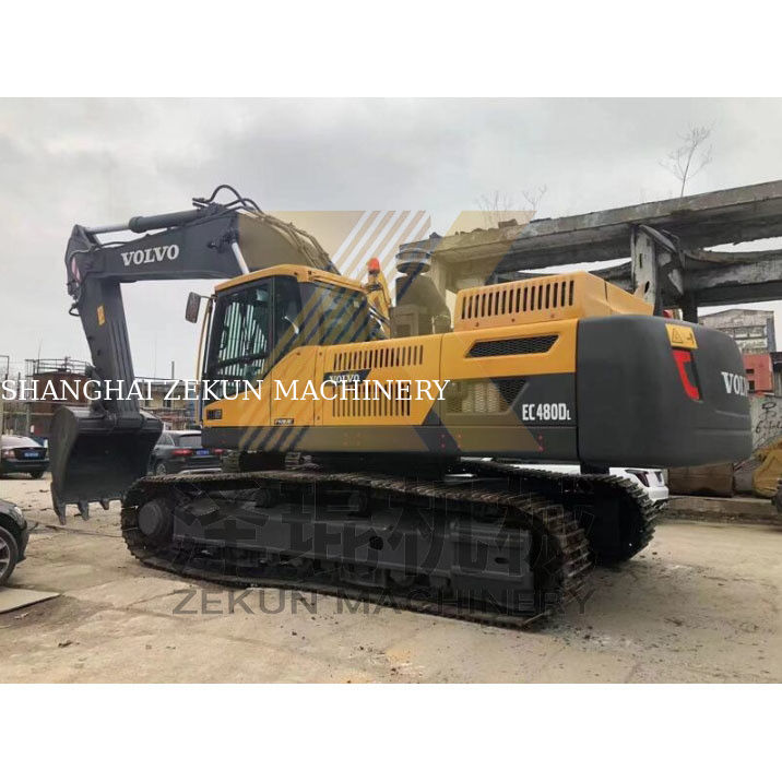 Использованный экскаватор Volvo EC480 с вместимостью в 3,3 м3 и другим гидравлическим клапаном