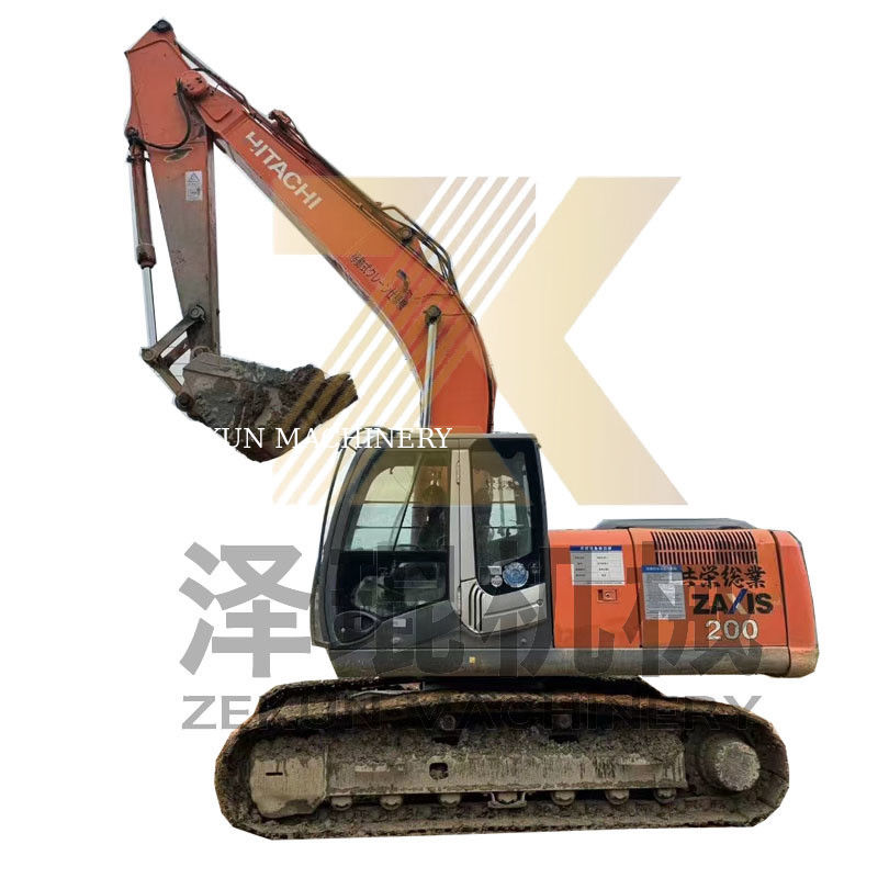Hitachi ZX200-3 Crawler Excavator с двигателем ISUZU 6500 рабочих часов в Шанхае