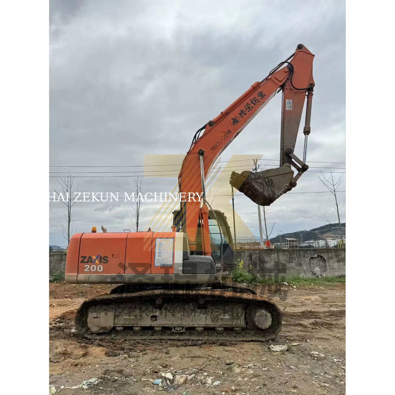 Hitachi ZX200-3 Crawler Excavator с двигателем ISUZU 6500 рабочих часов в Шанхае