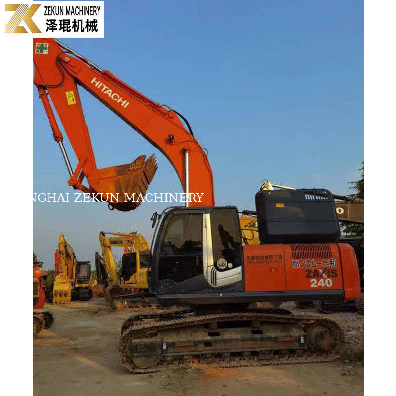 24 тонны Использованный экскаватор Hitachi ZX240 Оригинальный гидравлический клапан 132KW ZX60 ZX70 ZX120